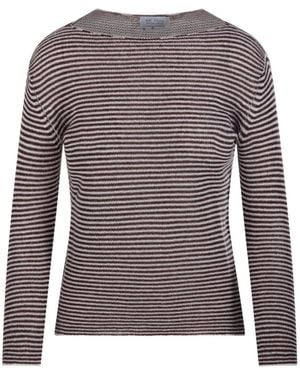 Be You Striped Jumper - Brown