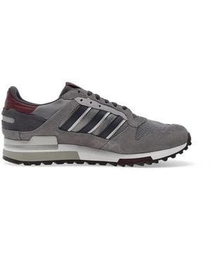 adidas Zx 600 Panelled Low-Top Sneakers - Grey