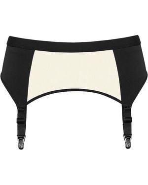 Maison Close Pure Tentation Garter Belt - White