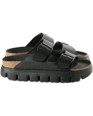 Birkenstock Arizona Buckle-Fastening Slides - Black