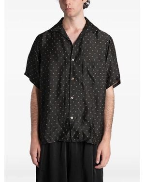 Needles Polka-Dot Short-Sleeve Shirt - Black