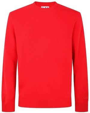 Mc2 Saint Barth Pullover mit Rundhalsausschnitt - Rot