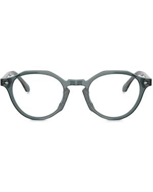 Giorgio Armani Round-Frame Glasses - Gray