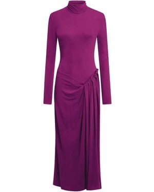 16Arlington Vento Midi Dress - Purple