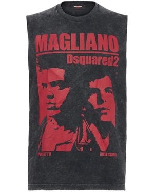 DSquared² X Magliano Rock Tシャツ - ブラック