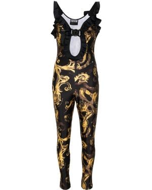 Versace Mono largo Watercolour Couture - Negro