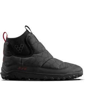 Vivobarefoot Explorer Mid Quilted Slip-On Boots - Black