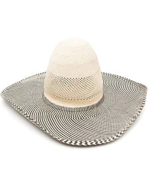 Henrik Vibskov Big Shade Panama Hat - White