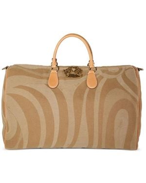 Emilio Pucci Marmo-Print Holdall - Natural