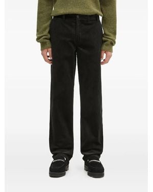 Norse Projects Pantalones con cierre de botón - Negro