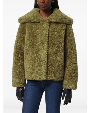 Apparis Collins Wide-Collar Coat - Green