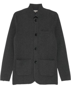 N.Peal Cashmere Grosvenor Milano Jacket - Black