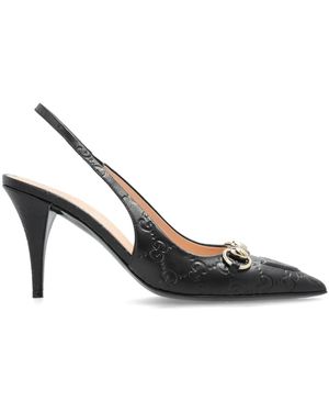 Gucci ホースビット 100mm パンプス - メタリック