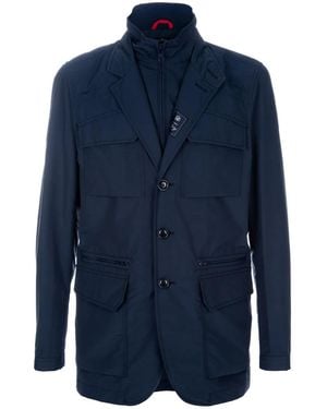 Fay Double Layer Jacket - Blue