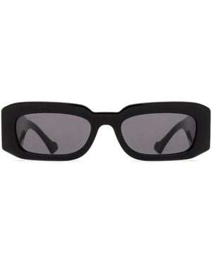Gucci Rectangle-frame Sunglasses - Men's - Acrylic/acetate - Grey