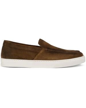 Doucal's Leather Loafers - Brown