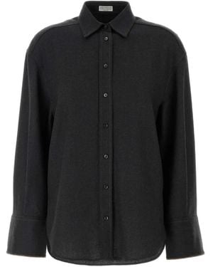 Brunello Cucinelli Button-Up Shirt - Black
