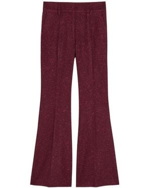 Gabriela Hearst Rhein Flared Pants - Purple