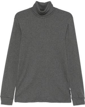 Marc O' Polo T-Shirt Manches Longues À Col Roulé - Grey