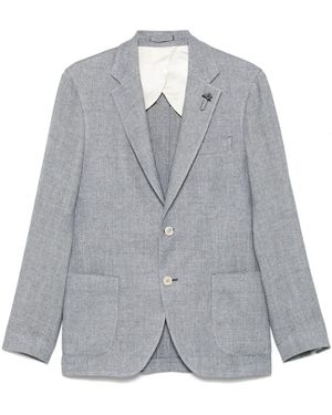 Lardini シングルジャケット - グレー