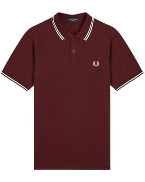 Fred Perry Twin Tipped Polo Shirt - Red