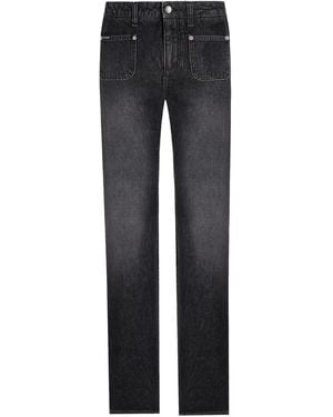 Dolce & Gabbana Logo-Plaque Jeans - Blue