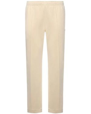 Lacoste Logo-Patch Piped Track Trousers - Natural