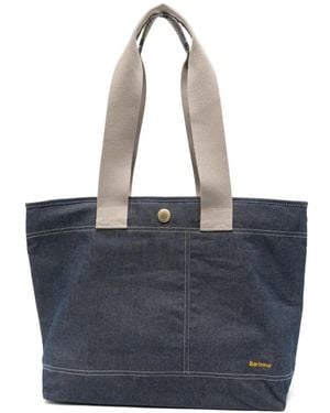 Barbour Mya Denim Tote Bag - Blue