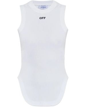 Off-White c/o Virgil Abloh Cotton Tank Top - White
