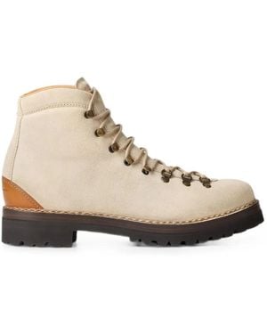 Ralph Lauren Darrow Suede Hiking Boots - Natural