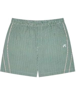 Malbon Golf Pantalones Cortos Valero A Rayas - Verde
