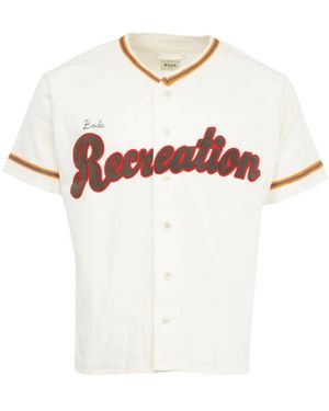 Bode Baseball-Hemd - Weiß
