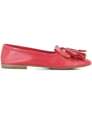 Henderson Tassel-Trim Ballerina Shoes - Red