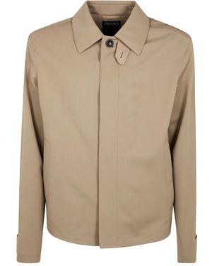 ZEGNA ウール ジャケット - ナチュラル
