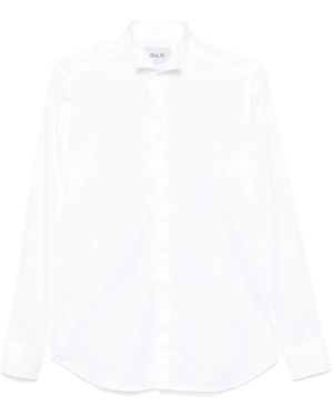 D4.0 Wingtip Collared Shirt - White
