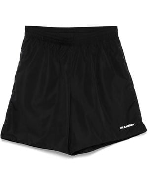 Jil Sander Shorts Mit Logo-Print - Schwarz