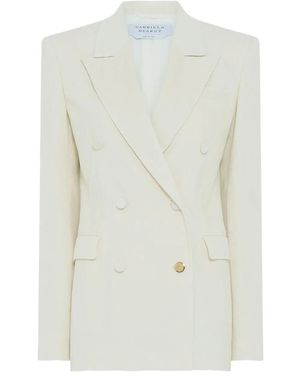 Gabriela Hearst Gabriela Double-Breasted Blazer - White