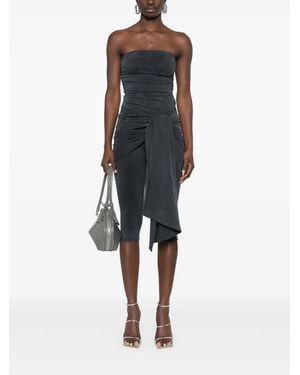 Alexander Wang■シルクレイヤードプレイドレスチャコールグレー Alexander Wang Full-length jumpsuits and rompers for Women