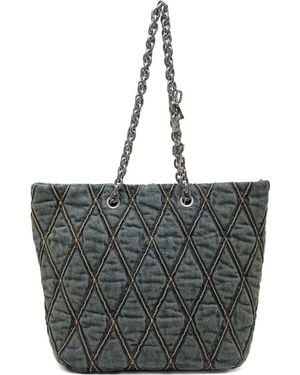 DIESEL Gesteppter Charm-D Tote Bag - Schwarz