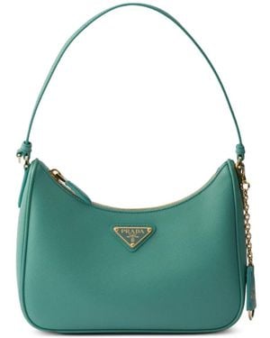 Prada Re-Edition 2005 Saffiano-Leather Mini Bag - Green
