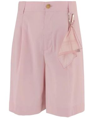 DARKPARK Pantalones Cortos Con Trabillas - Rosa