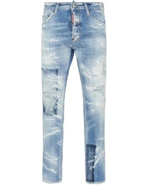 DSquared² Jeans Con Effetto Vissuto - Blu