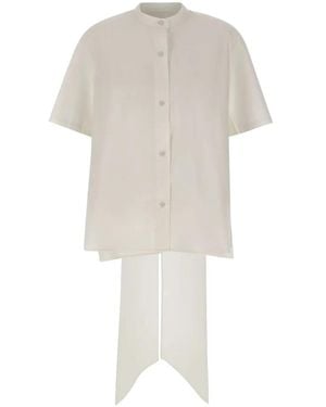 THE GARMENT Camisa Con Cuello Mao - Blanco