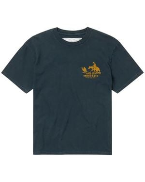 One Of These Days Round Up T-Shirt - Blue