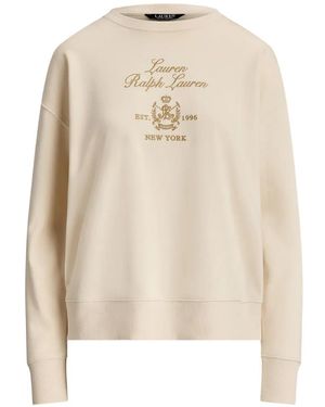 Ralph Lauren Logo-Embroidered Sweater - White