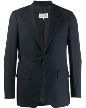Maison Margiela Side-Strap Blazer - Blue