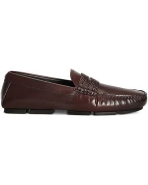 Dolce & Gabbana Penny-Slot Loafers - Brown