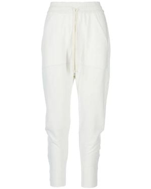 Tessitura Body Couture Low-Crotch Track Trousers - White