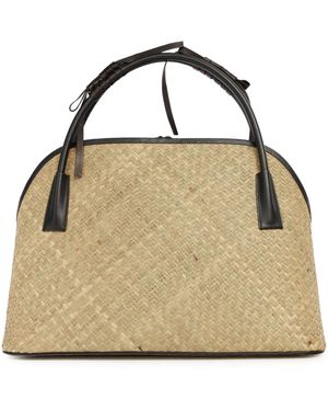 Maison Margiela レザーハンドバッグ - メタリック