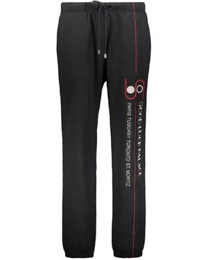 Mr. Saturday Cotton Track Pants - Black